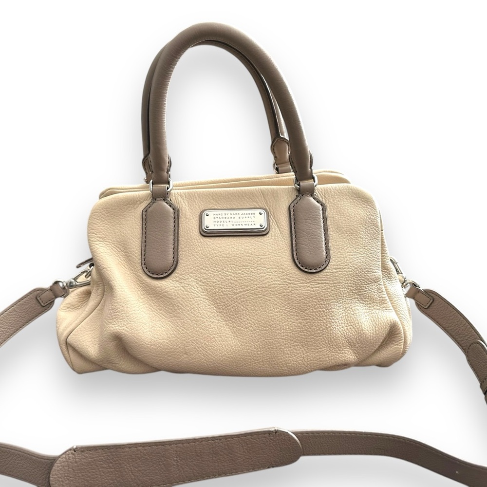 Marc By Marc Jacobs Beige and Brown Tote